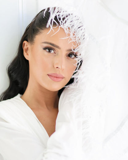 MIKAELA Silk Bridal Robe