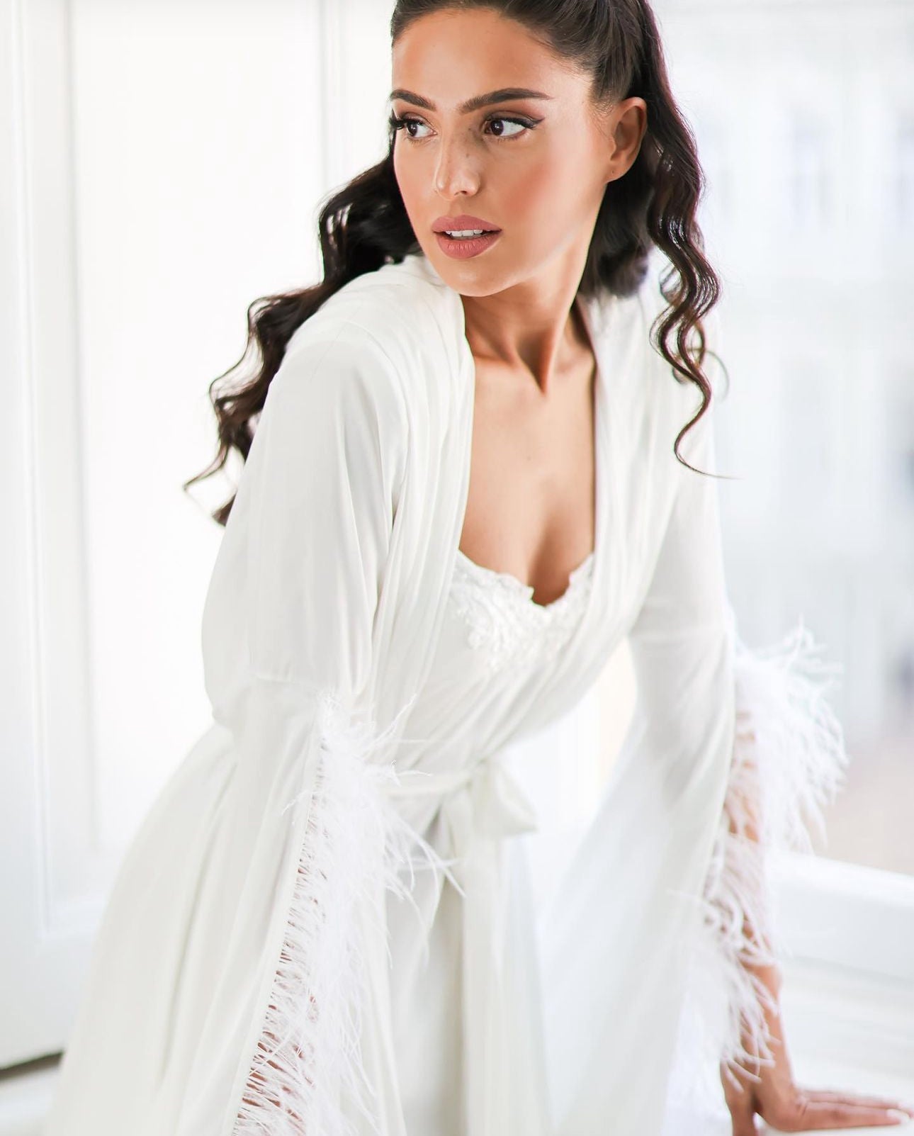 MIKAELA Luxury Bridal Robe