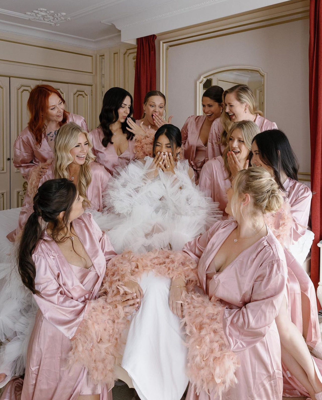 Kelsey Tulle Bridal Robe