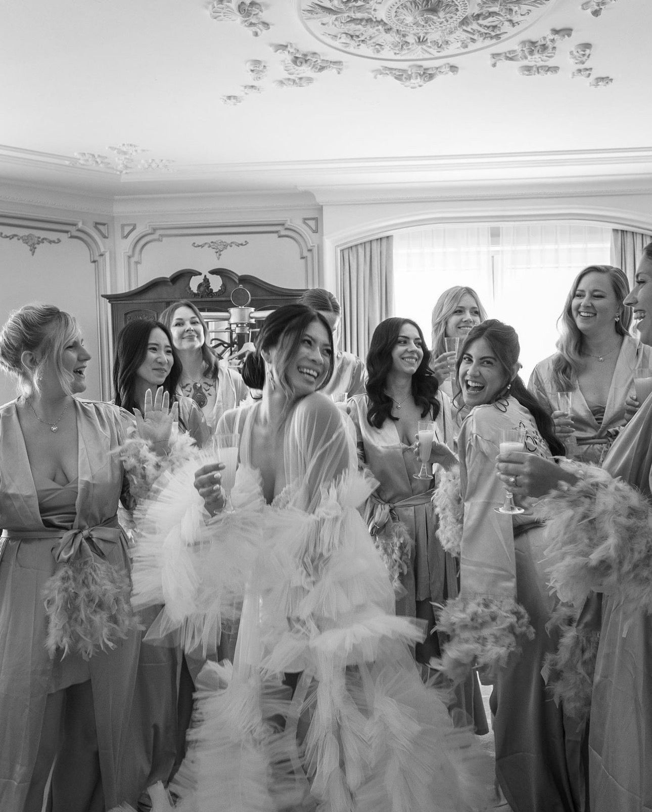 Kelsey Tulle Bridal Robe