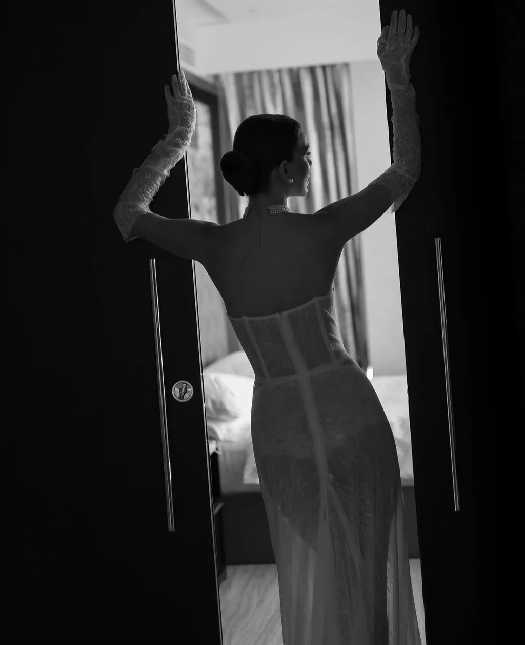 AMALIA Lace Slip Dress