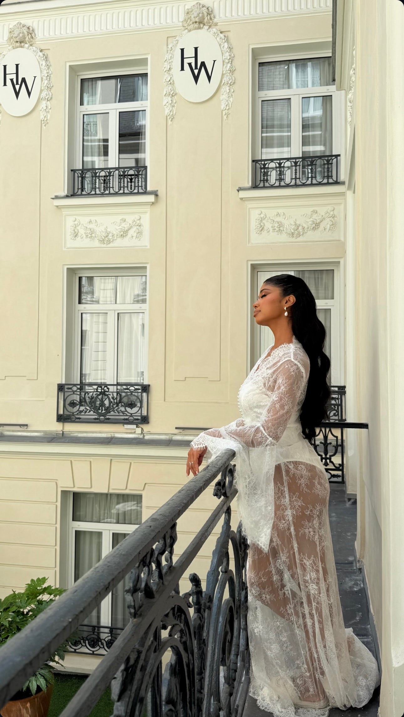 STEFANI Bridal Lace Robe