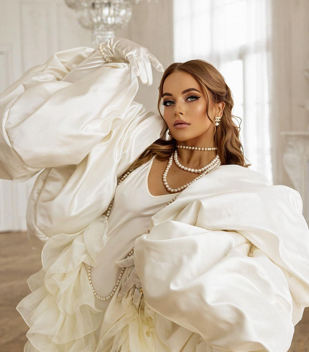MONALISA Bridal White Slip Dress