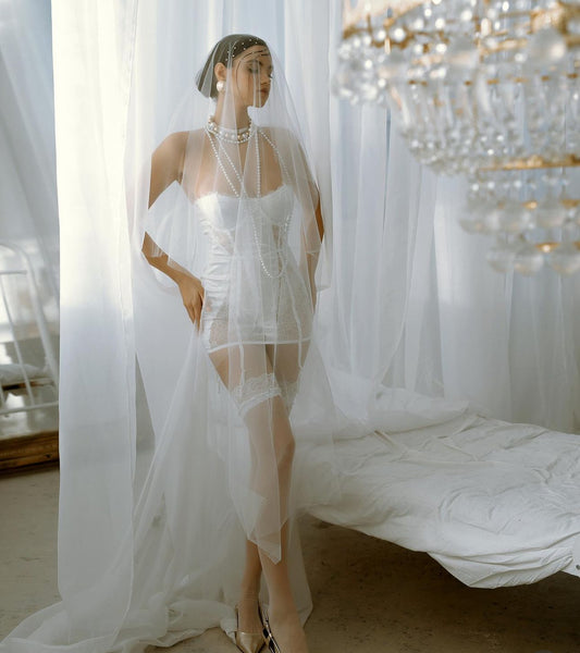 DRAYA Silk Bridal Luxury Slip Dress