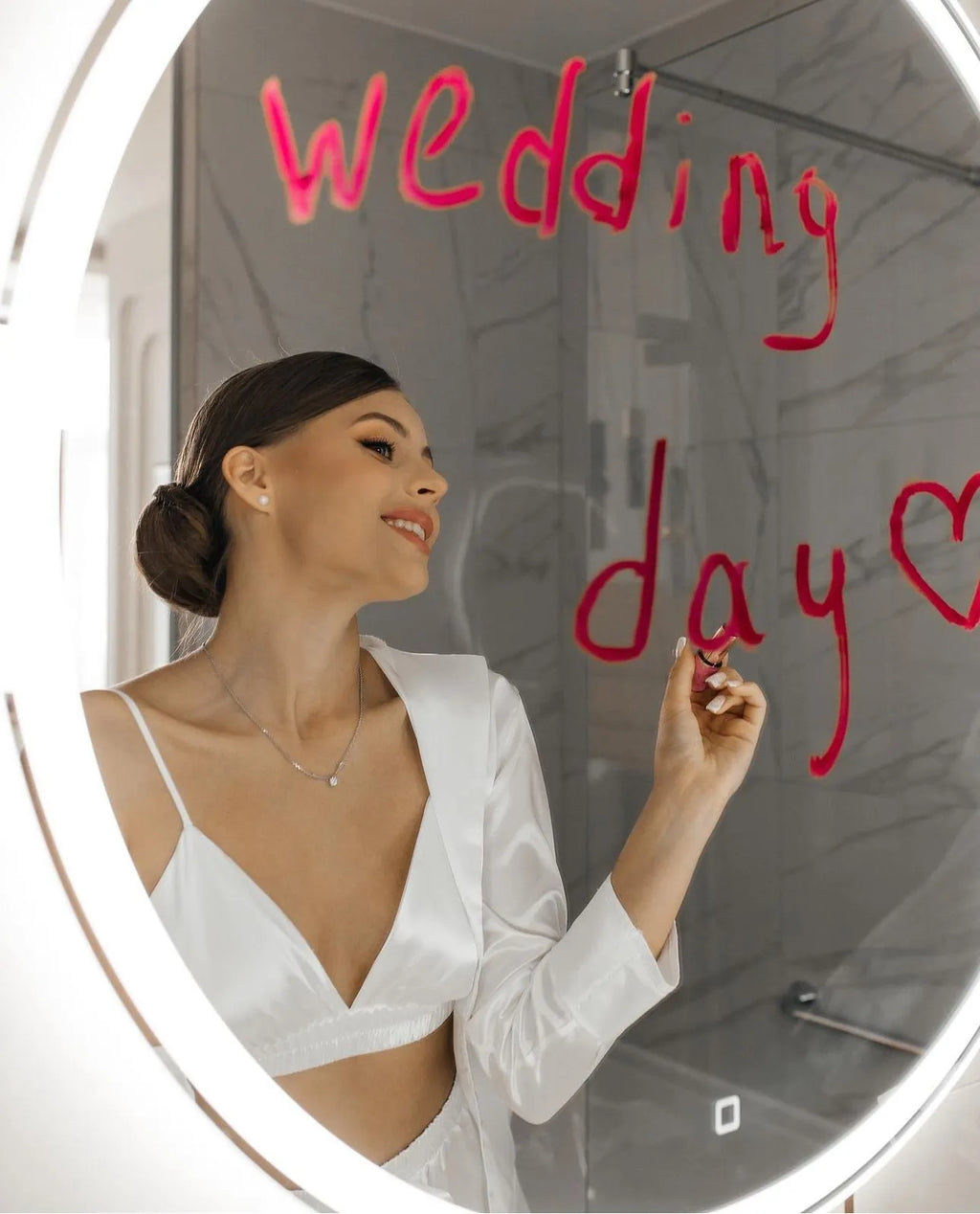 Agnes Luxury Bridal Pajamas Set 3 Pieces Set