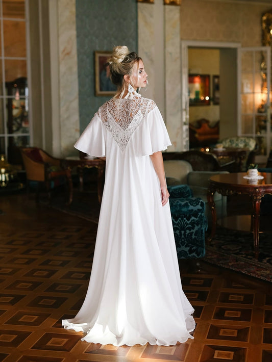 PALOMA Chiffon Bridal Robe