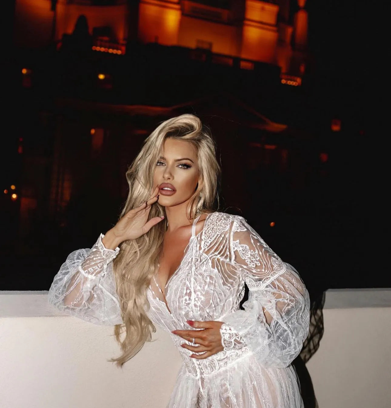 ELSIE AMARA bridal robe