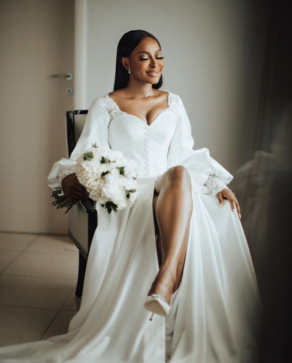 SAHARA silk luxury bridal robe