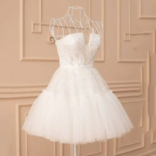 GRACE short white dress