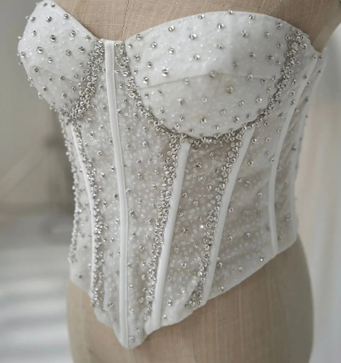 AGNESS Corset with Rhinestons