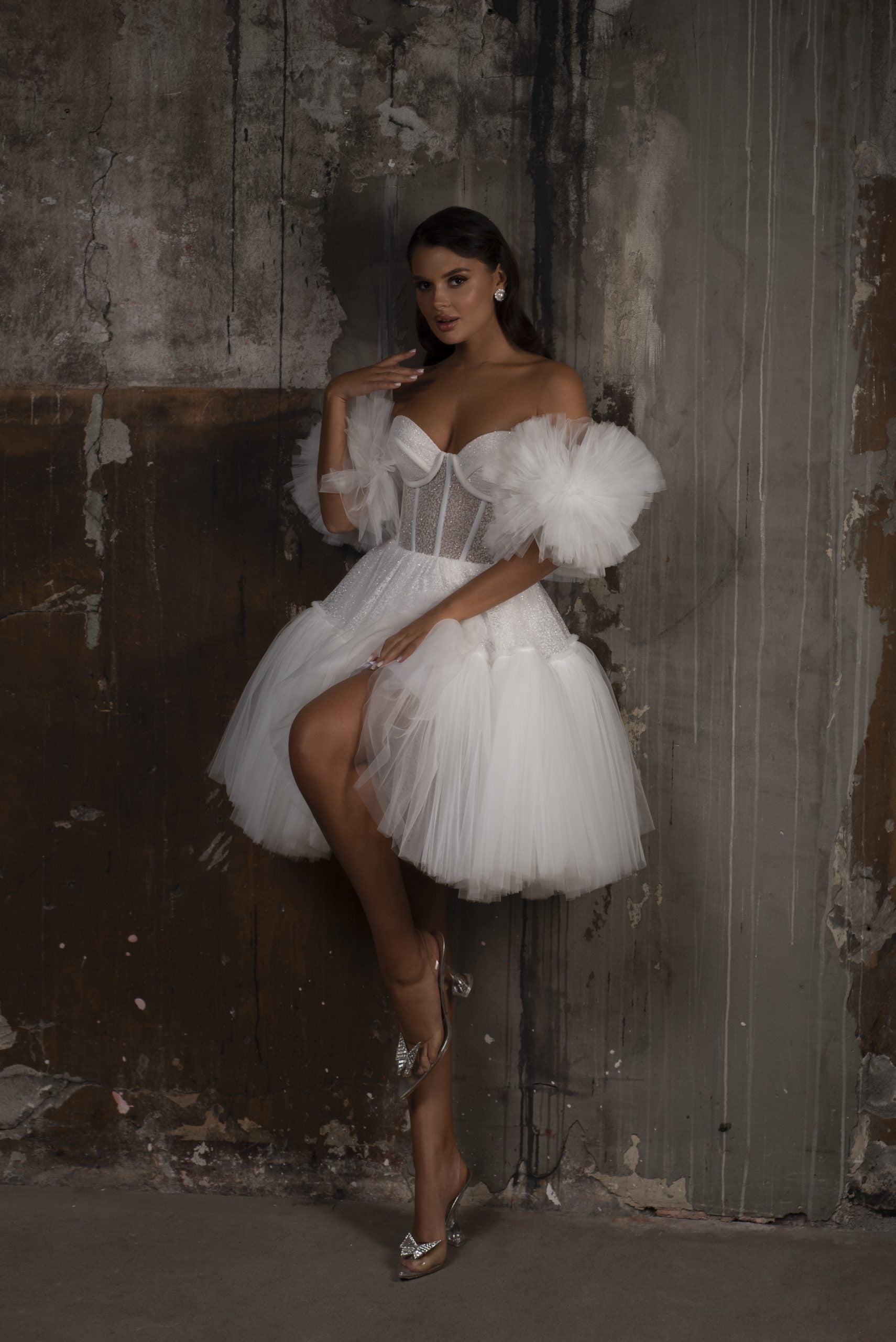 JODDIE Mini Wedding Dress Chic & Timeless Bridal Fashion Inna Elsie JODDIE Mini Wedding Dress Chic & Timeless Bridal Fashion Inna Elsie