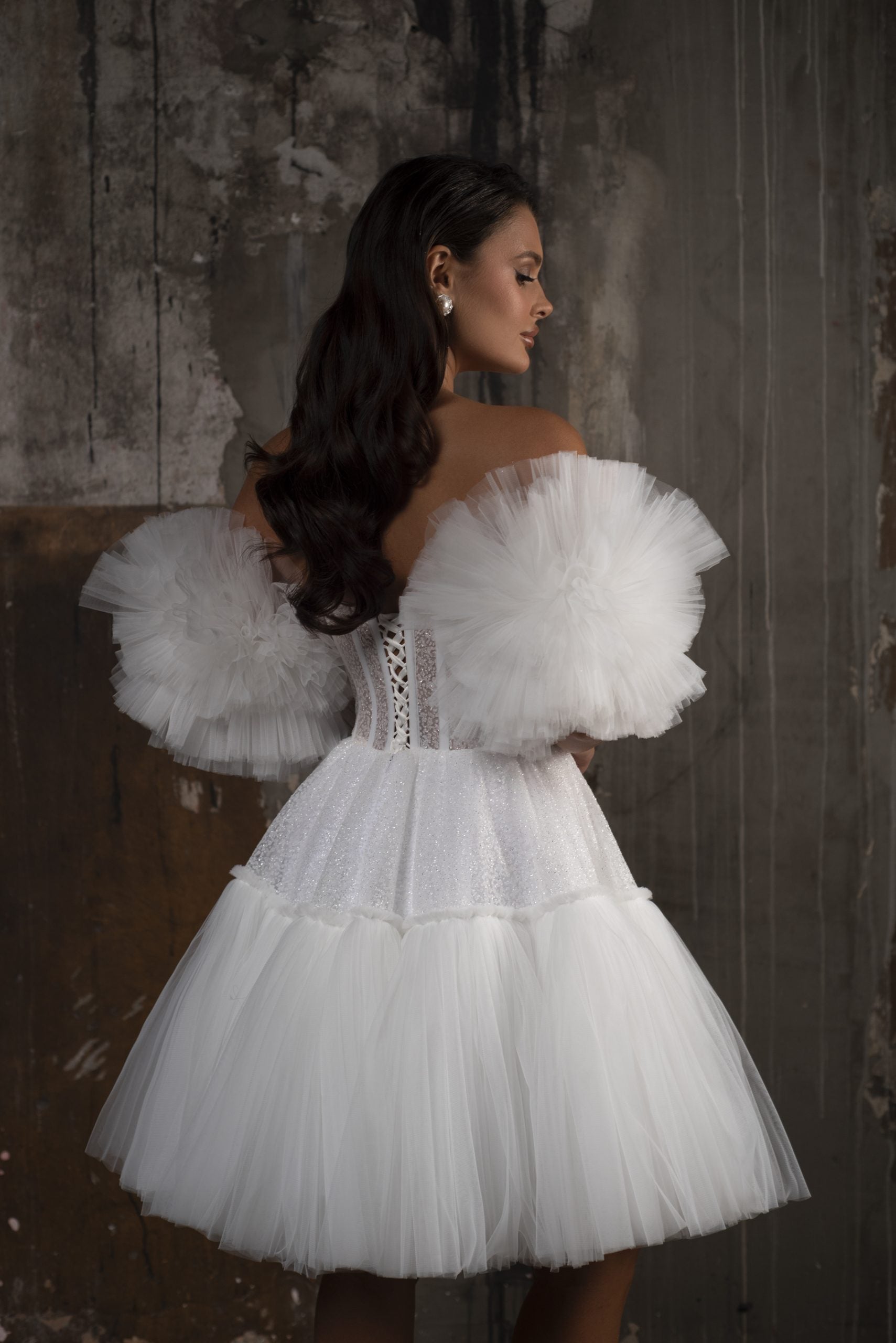 JODDIE Mini Wedding Dress Chic & Timeless Bridal Fashion Inna Elsie JODDIE Mini Wedding Dress Chic & Timeless Bridal Fashion Inna Elsie