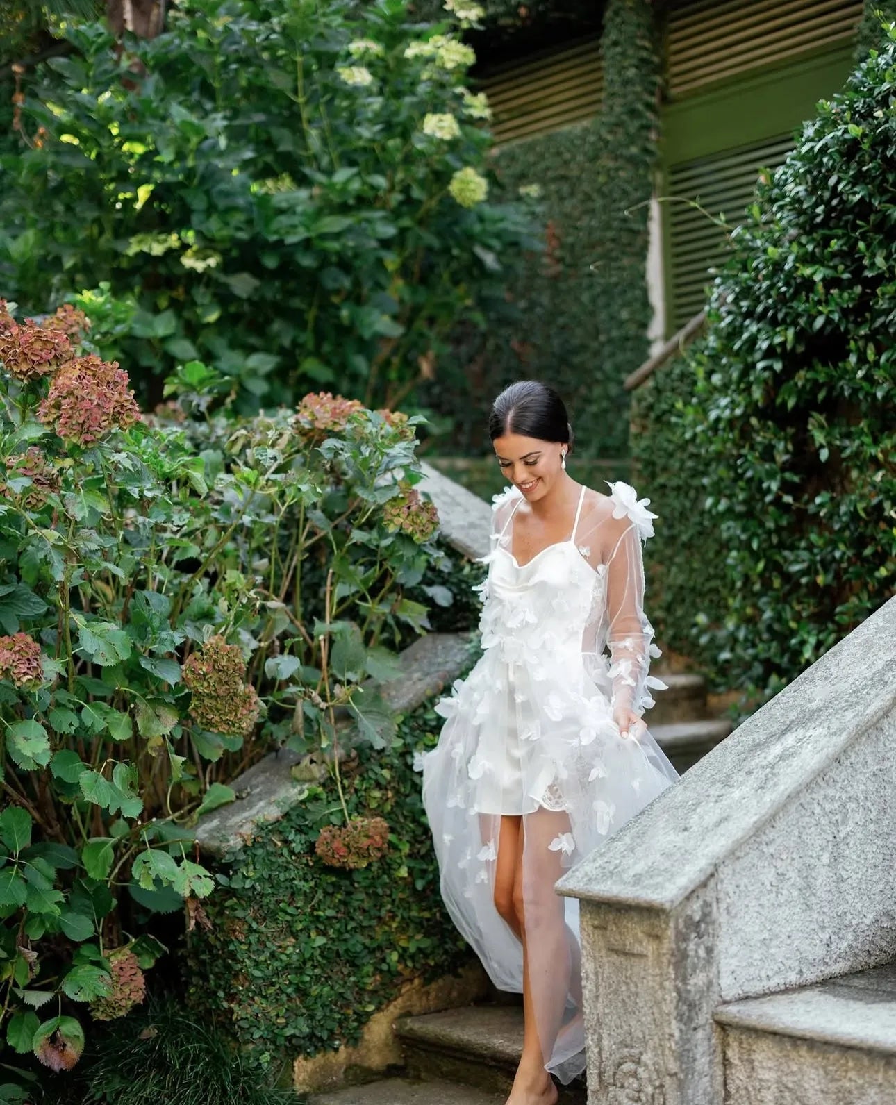 White Dress Sabrina Lace Dress Closed Wedding Dress Sabrina With Belt WONA White Dress Sabrina Lace Dress Closed Wedding Dress Sabrina With Belt WONA