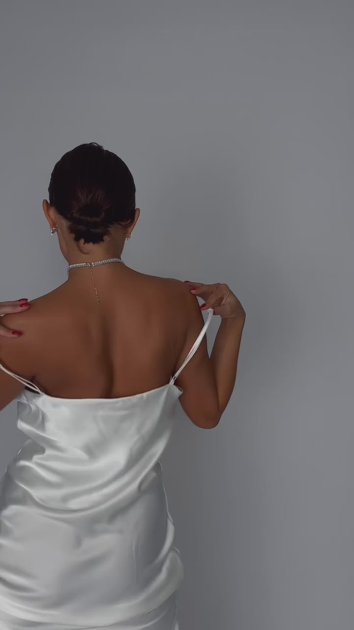 KARUCCHIE Silk Bridal Robe